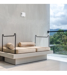 Елегантен квадратен LED аплик Lippa в бяло – стилно фасадно осветление 6W