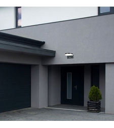 Интелигентен фасаден LED аплик Batida 9W с регулируема светлина и PIR сензор