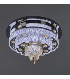 Кристален LED полилей хром с дистанционно