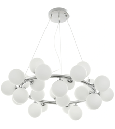 Модерен полилей хром 25 X G9 с регулируема височина