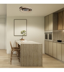 Модерен LED плафон с топло бяла светлина