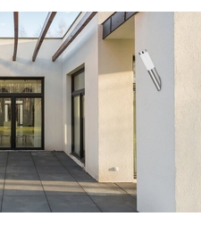 Модерен външен аплик Inox Torch E27 – елегантно фасадно осветление с IP44 защита