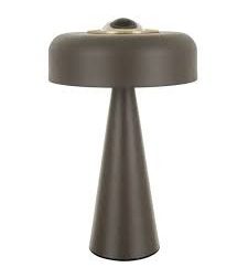 Модерна настолна LED лампа 8W – кафява, с ключ и датчик за движение