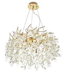 Полилей злато с кристали 6 x E14