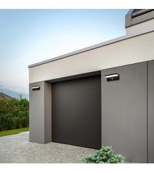 Интелигентен черен LED аплик Zaragoza 9W – сензорно външно осветление с регулируема цветна температура