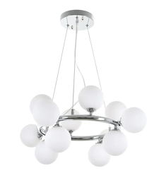 Стилен хромиран полилей със стъкло 12xG9