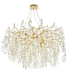 Полилей злато с кристали 8 x E14