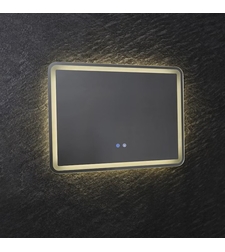 LED огледало с нагревател и димиране – 30W, влагозащитено IP44