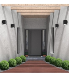 Компактен външен LED аплик Urfa 9W с регулиране на светлината – модерен, практичен и надежден