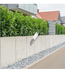 Модерен външен аплик Inox Torch E27 със сензор за движение – стилно фасадно осветление с IP44 защита