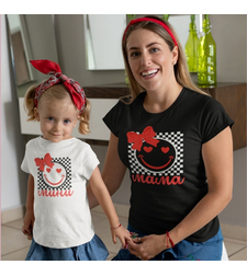 Тениски „Мама и аз“ ретро дизайн