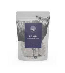 ESSENTIAL LAMB MINI DELIGHTS - деликатесни малки лакомства за кучета с агнешко месо, 100г