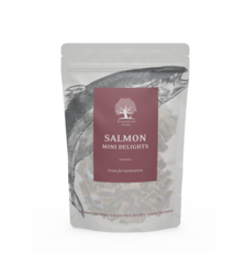 ESSENTIAL SALMON MINI DELIGHTS - деликатесни малки лакомства за кучета със сьомга, 100г
