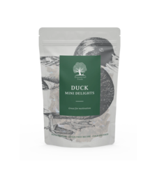 ESSENTIAL DUCK MINI DELIGHTS - деликатесни малки лакомства за кучета с патешко месо, 100г