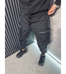 Карго Панталон с Ластични Глезени и Ципове