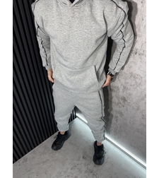 Мъжки Ватиран Екип в Сиво