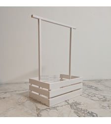 Дървено гардеробче за кръщене, подарък, изписване и др.