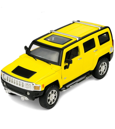 Метална кола с отварящи се врати капаци MSZ HUMMER H3 1:24