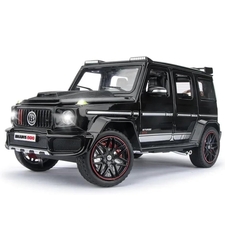 Метален джип с отварящи се врати светлини и звуци Mercedes Benz G-Class Brabus G800 1:24