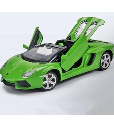 Метална кола с отварящи се врати и капаци MSZ Lamborghini Aventador Roadster 1:24