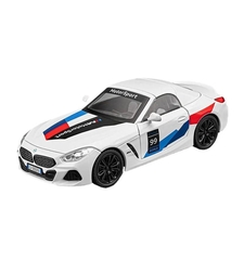 Метална кола с отварящи се врати и капаци светлини и звуци BMW Z4 M40i Motorsport 1:24
