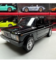 Метална кола с отварящи се врати капаци светлини и звуци LADA 2107 1:18