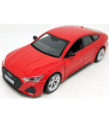 Метална кола с отварящи се врати светлини и звуци AUDI RS 7 SPORTBACK 1:35 - червена