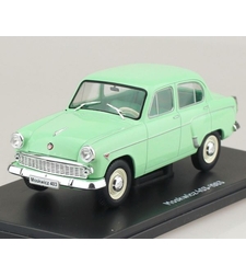 Метална кола Москвич / Moskvitch 403 Light Green Hachette 1:24