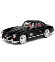 Метална кола с отварящи се врати светлини и звуци Mercedes 300 SL 1:24