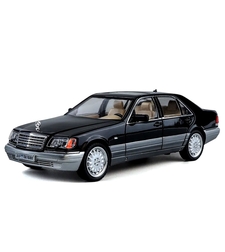 Метална кола с отварящи се врати капаци светлини и звуци Mercedes-Benz S-Class W140 1:24