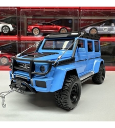 Метален джип с отварящи се врати светлини и звуци Mercedes-Benz Brabus G550 Adventure 4X4 1:24
