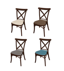 Стол Крос венге с възглавница