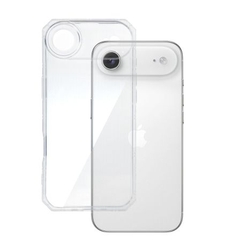 Силиконов кейс Armor Anti Shock за IPhone 17 Air, Защита около камерите, Прозрачен