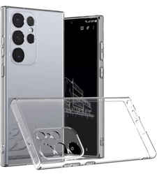 Плътен силиконов гръб Perfect 2mm за Samsung Galaxy S24 Ultra, Защита около камерите, Прозрачен