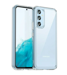 Силиконов кейс Armor Anti Shock за Samsung Galaxy A35, Защита около камерите, Прозрачен