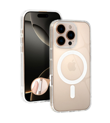 Кейс Magsafe Clear за IPhone 16 Pro, Прозрачен