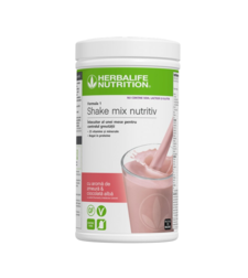 Herbalife Shake Formula 1 Fără alergeni cu aromă de zmeură și ciocolată albă 500g