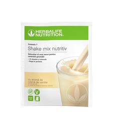 Herbalife Shake Formula 1 Cremă de vanilie 7 pliculete