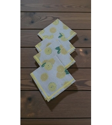 Set şervete bumbac  Lime-4 buc.