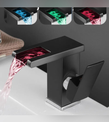 LED Смесител за мивка за баня