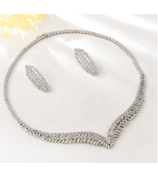 Сребърен комплект с платинено покритие 2700000042267 | Колекция Silver Premium