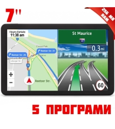 GPS Навигация Diniwid N7i Terminator LE, 7 инча, 256 MB RAM, 5 програми