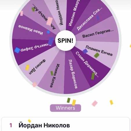 The winner of our Christmas giveaway The Mall