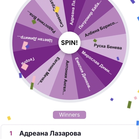 The winner of our Christmas giveaway mall Paradise