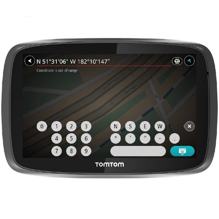 Задаване на маршрут по координати на Навигация TomTom