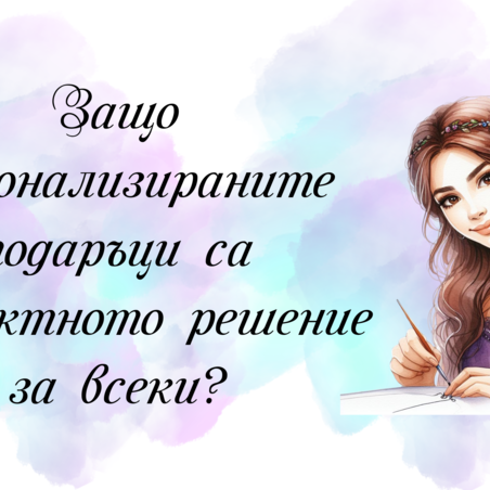 Защо персонализираните подаръци са перфектното решение за всеки?