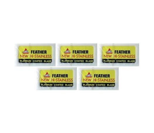 FEATHER PLATINIUM COATED BLADE