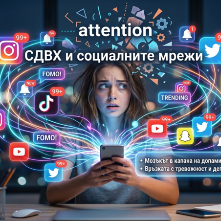Дигиталният парадокс: Как социалните мрежи пренастройват мозъка