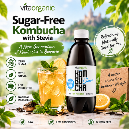 Sugar-Free Kombucha with Stevia: A New Generation of Kombucha