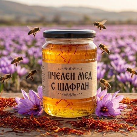 Шафран и мед - перфектната комбинация
